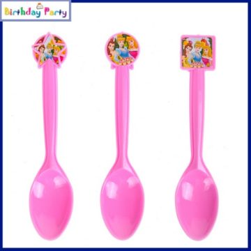 Disney Hercegnő műanyag kanál (6 db-os szett)