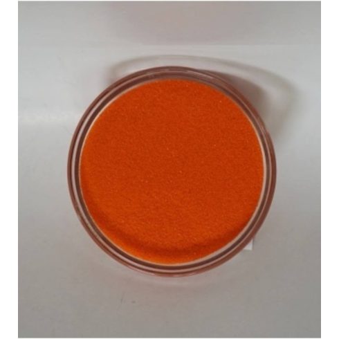 Dekorhomok - finomszemcsés narancs (160 ml, kb. 250 g). 
