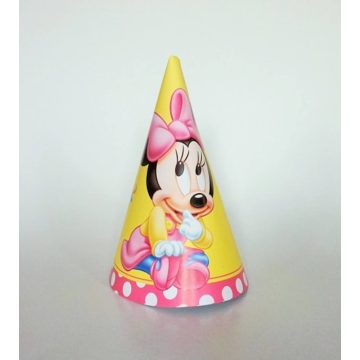 Baby Minnie party kalap (6 db-os csomag)