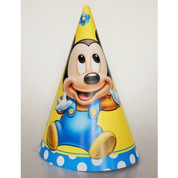 Baby Mickey party kalap (6 db-os csomag)