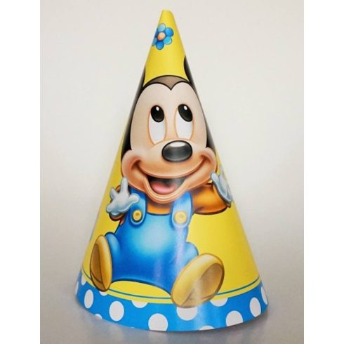 Baby Mickey party kalap (6 db-os csomag)