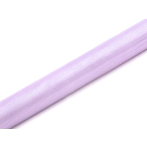 Organza futó világos lila - 36 cm