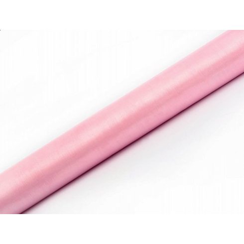 Organza futó világos rózsaszín - 36 cm