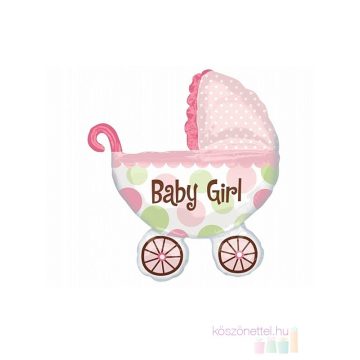   Babakocsi fólialufi - lányos (71 x 78 cm) UTOLSÓ 3 DB RAKTÁRON