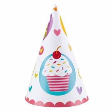   Sütis party süveg (8 db-os készlet) (Utolsó 3 csomag raktáron!)