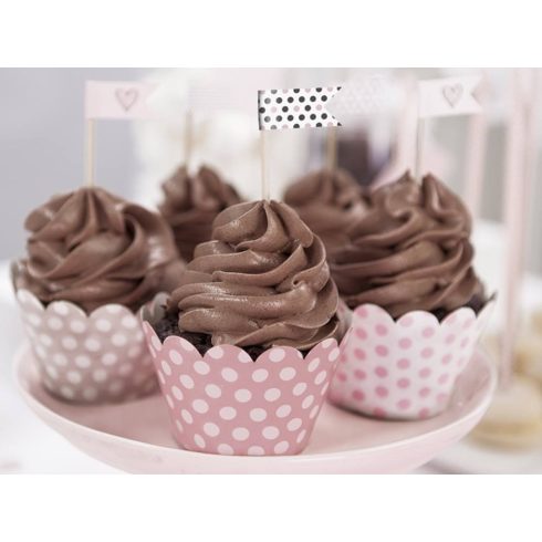 Sweets cupcake szalagok (6 db-os csomag)