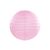 Papírlampion 25 cm - világos rózsaszín
