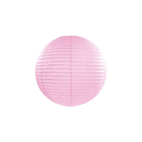 Papírlampion 35 cm - világos rózsaszín (Utolsó 2 db raktáron)