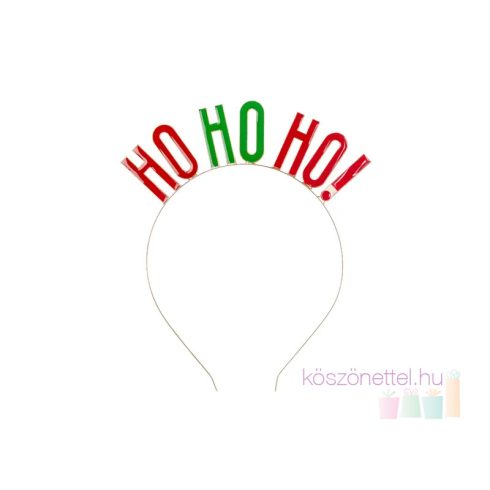 HO-HO-HO karácsonyi hajpánt (17x20 cm)