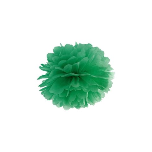 Pompom 25 cm - smaragd zöld