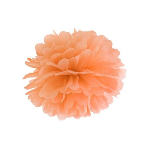 Pompom 35 cm narancs