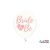 "Bride to be" átlátszó lánybúcsús lufi rózsaszínű felirattal