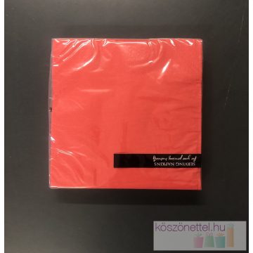 Szalvéta - málnapiros  (20 db-os csomag)