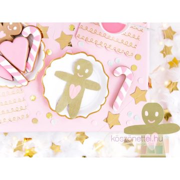   Mézi- mézeskalács alakú karácsonyi szalvéta (20 db-os csomag)