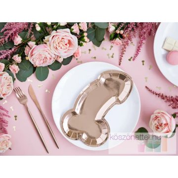   "Same Penis forever" lánybúcsús tányérok (6 db-os csomag)