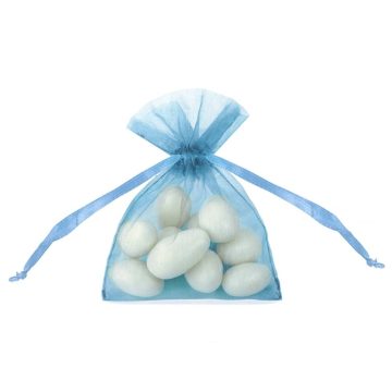 Organza zsák kicsi - égkék