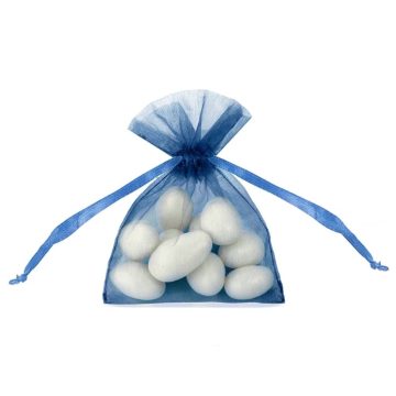Organza zsák kicsi - királykék (utolsó 110 db raktáron)