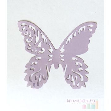   Lézervágott pillangó - levendula lila (Utolsó 144 db raktáron)