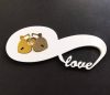 "Love" lakattartó tálca (lakat nélkül) "Love" lakattartó tálca (lakat nélkül)