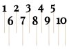 Karton asztalszámok (11 db-os csomag) Karton asztalszámok (11 db-os csomag)