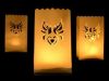 Madárkás mécsestartó papírlampion Madárkás mécsestartó papírlampion